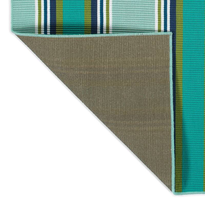 Voavah Seafoam Hand-Made Flatweave Indoor/Outdoor Area Rug