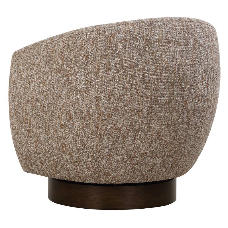 Uttermost Dunes Fabric Swivel Chair - 32" H x 33" W x 30" D