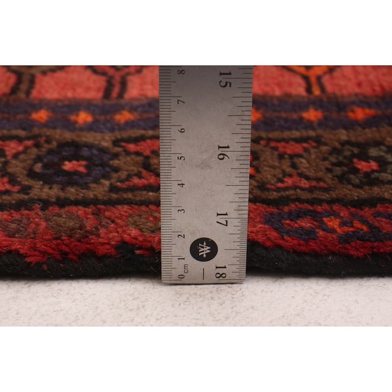 ECARPETGALLERY Hand-knotted Andelz Red Wool Rug - 3'1 x 4'6
