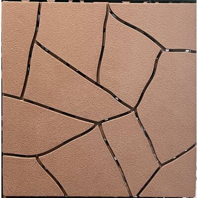 Stone Style 12" Patio Deck Tiles, DIY Module Interlocking Decking Tiles Floor Tile Outdoor and Indoor