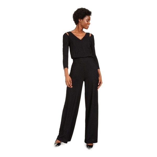 calvin klein split sleeve jumpsuit