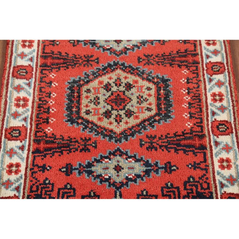 Viss Indian Accent Rug Handmade Wool Carpet - 2'0"x 3'0"