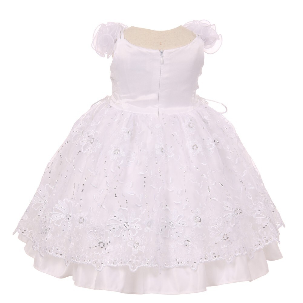 white dress for baptism baby