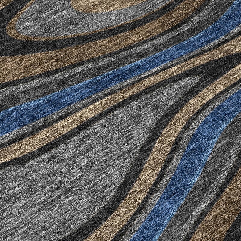 Machine Washable Indoor/ Outdoor Abstract Busey Chantille Rug