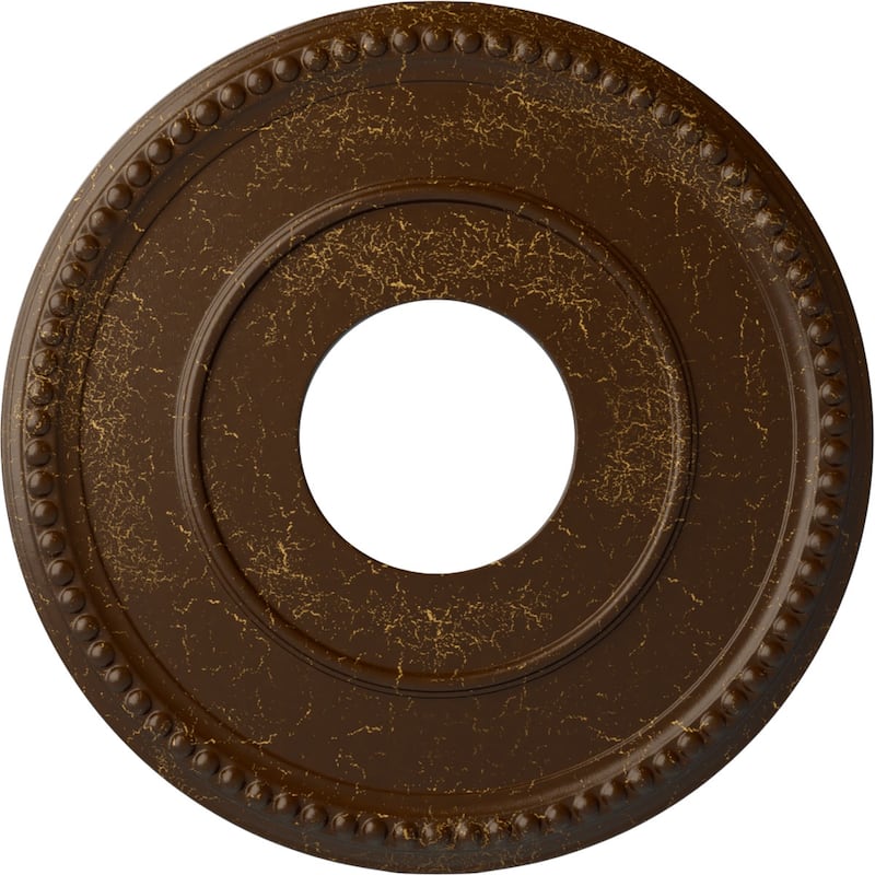 12 1/2"OD x 3 7/8"ID x 3/4"P Bradford Ceiling Medallion