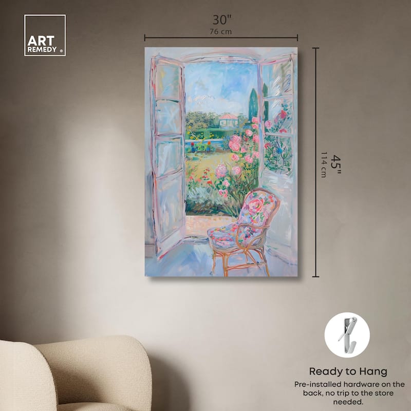 Whispers of Giverny Canvas by Art Remedy, Gallery Wrapped