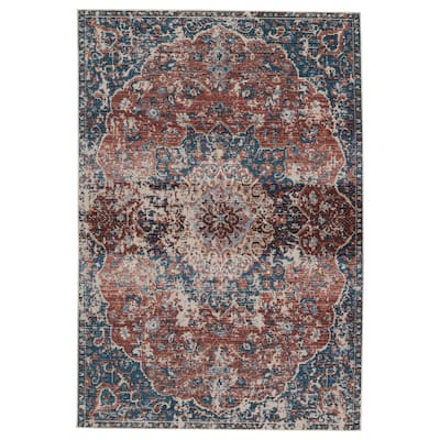 Akela Indoor/ Outdoor Medallion Area Rug