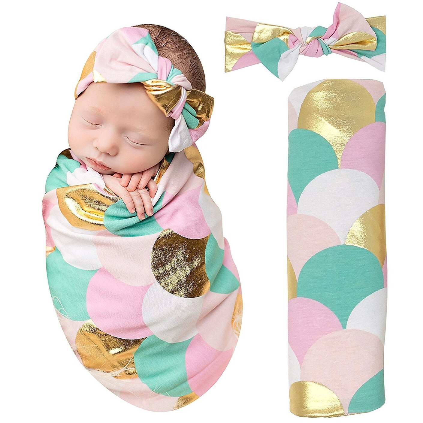 baby mermaid swaddle