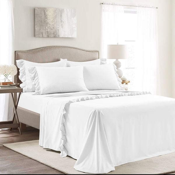 Comforter Set, Soft Ruffled Bedding With Matching