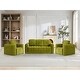 preview thumbnail 11 of 40, Oversize Uholstered Corduroy Sofa With Tufted And Wide Sofa Set 1+1+3 - Green
