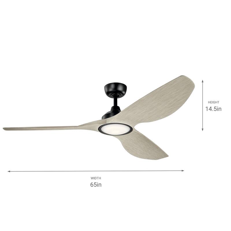 Imari 65-inch LED Ceiling Fan (3-finish options)