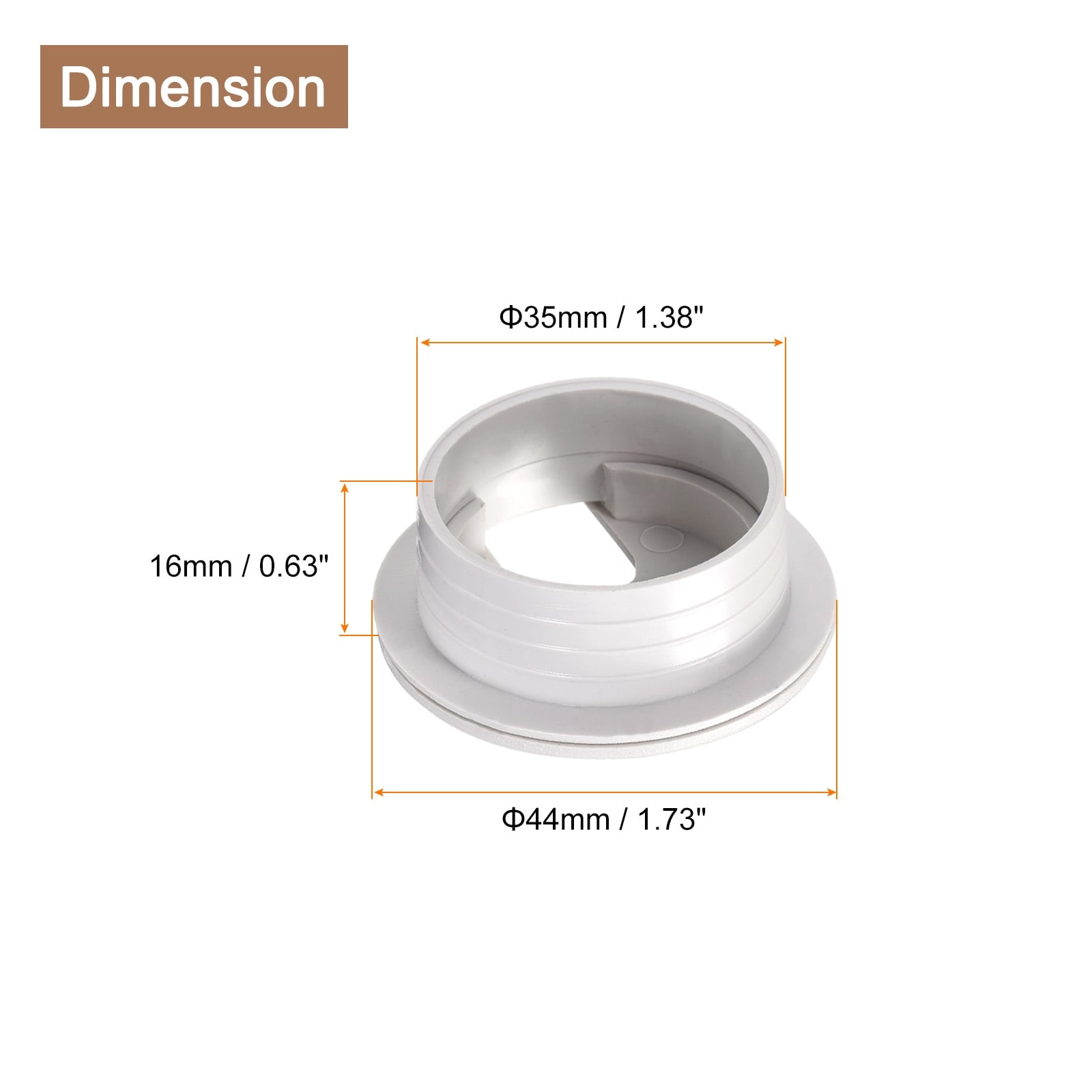 Cable Hole Cover, le Wire Cord Grommet Hole Cover for Office Computer Desk Wire Organizer