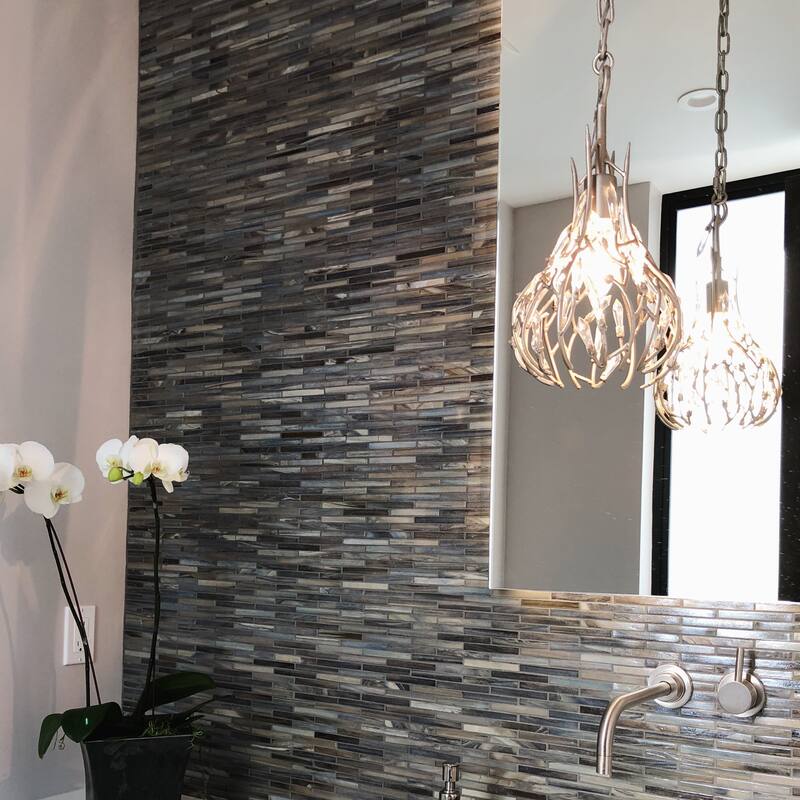 Varaluz Bask 1-light Gold Dust Mini Pendant with Crystal