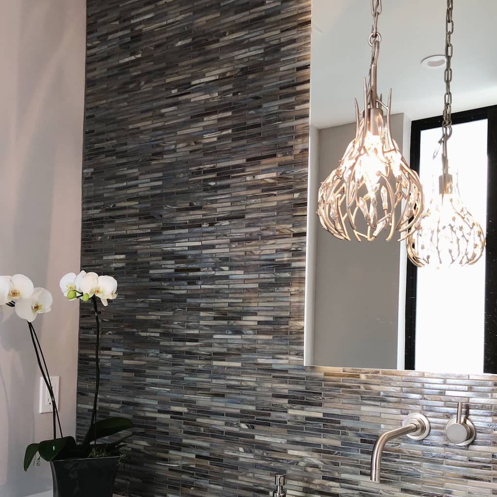 Varaluz Bask 1-light Gold Dust Mini Pendant with Crystal