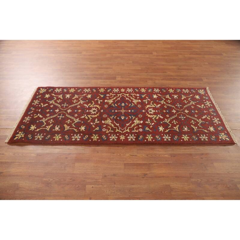Heriz Serapi Oriental Accent Rug Wool Carpet - 2'6" x 5'10"