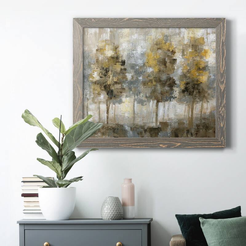 Linen Trees-Premium Framed Canvas - Ready to Hang