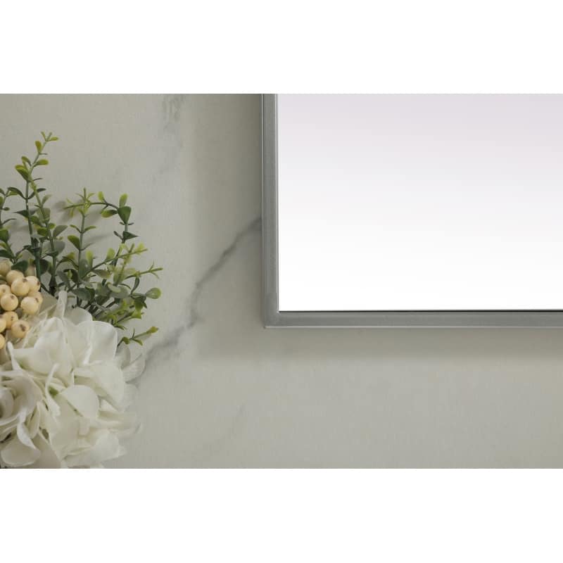 Indigo Home Metal Frame Rectangle Mirror 24x36 Inch