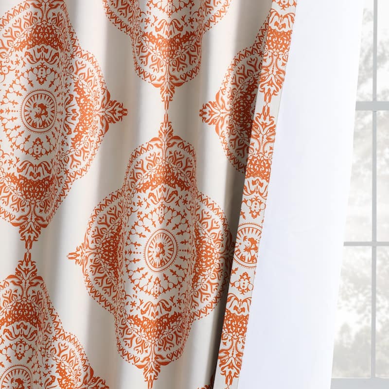 Exclusive Fabrics Henna 63-inch Room Darkening Curtain Panel Pair (2 Panels)