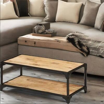 Modern Vintage Solid Wood Coffee Table