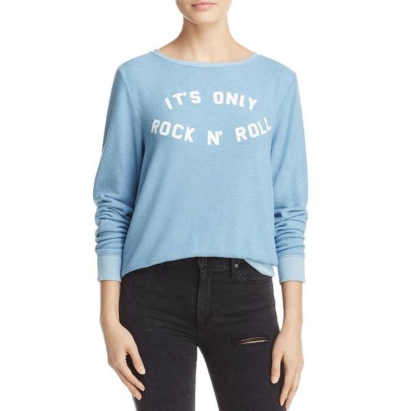 Shop Dream Scene Womens It S Only Rock N Roll Sweatshirt Crew