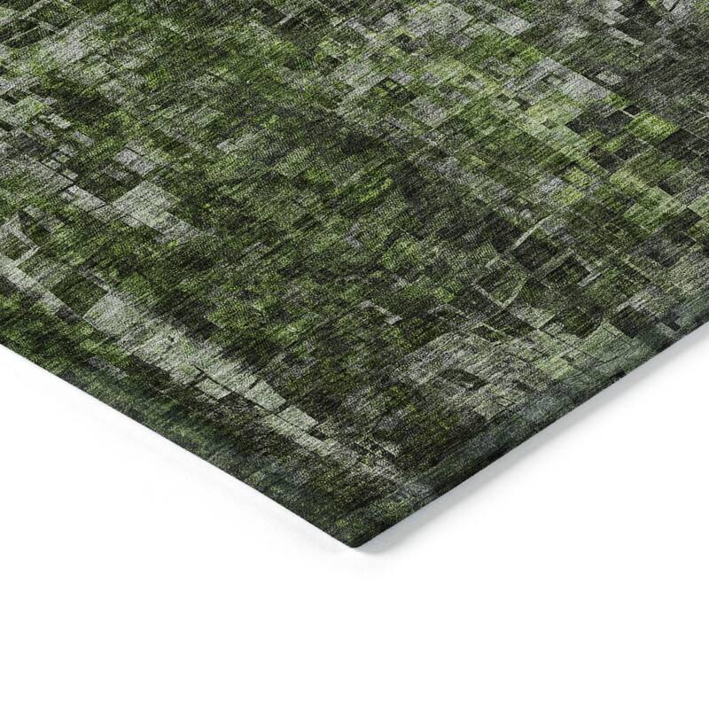 HomeRoots Abstract Transitional Rectangle Outdoor Rug