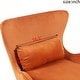 preview thumbnail 14 of 34, Furniture Style 2 in 1 Pet Friendly Modern Velvet Lounge Chair for Living Room and Office