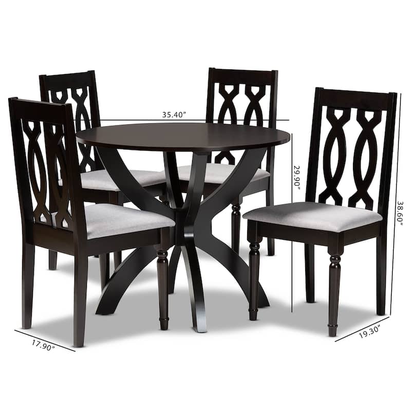 Mona Modern and Contemporary 5-Piece Dining Set
