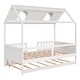 preview thumbnail 12 of 34, House Bed Wood Bed with Twin Size Trundle
