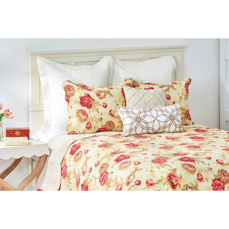 Vera Cotton Quilt Set - Reversible and Machine Washable