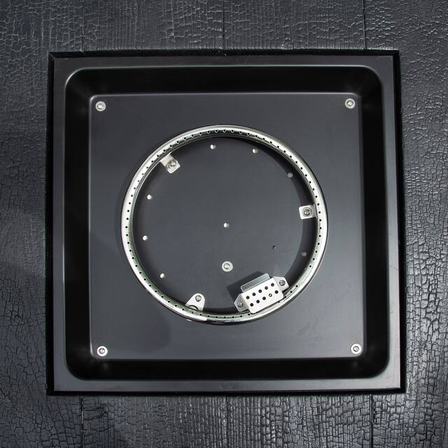 40,000 BTU Outdoor Square Propane Gas Fire Pit Table