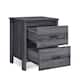 Olimont Contemporary 2 Drawer Nightstand by Christopher Knight Home