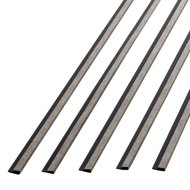 FASÄDE 47 in. Decorative Vinyl J Trim in Batique Cream (5 Pack) - 5 Pack