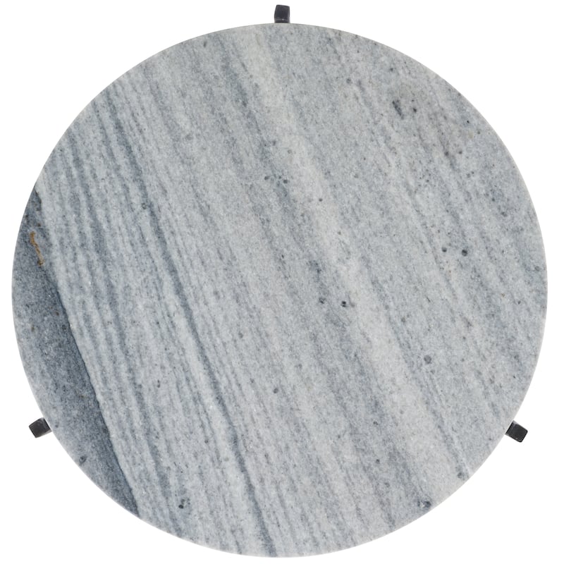 SAFAVIEH Home Hesse Marble Side Table - 16"W x 16"D x 24"H