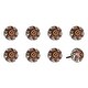 preview thumbnail 44 of 65, Knob-It Vintage Handpainted Ceramic Knobs (8-Pack) Cream/Burgundy/Yellow/Copper