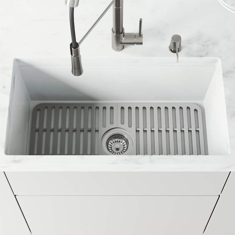 VIGO 25" L X 13" W Silicone Protective Bottom Grid for Kitchen Sink