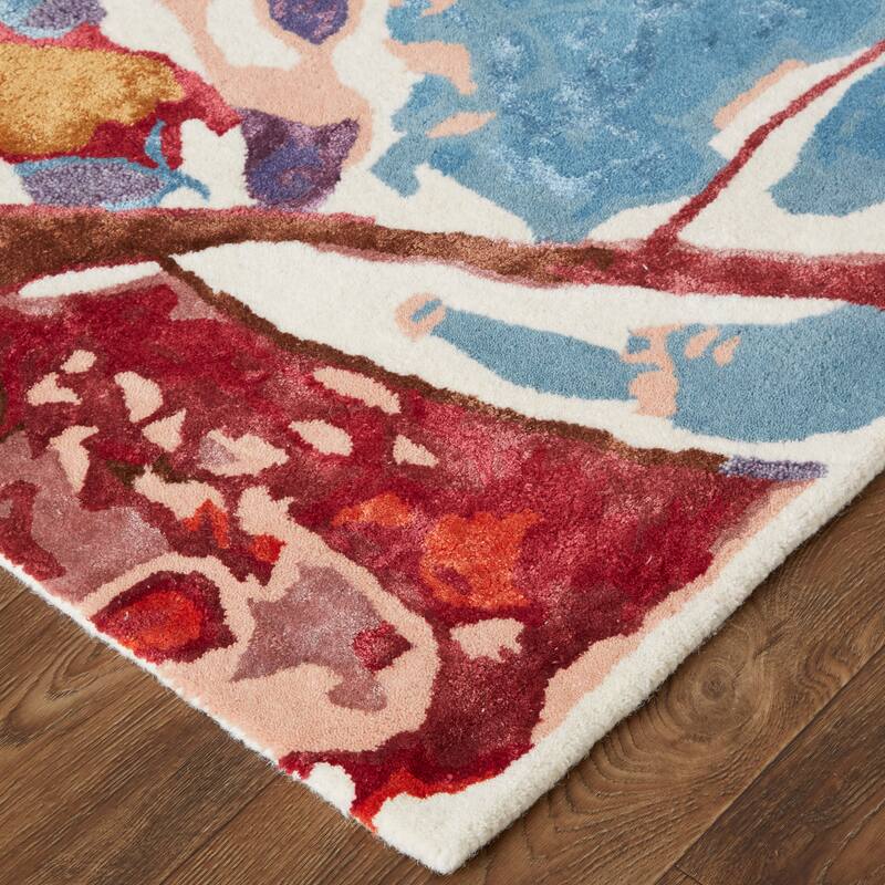 Cerelia R8863 Floral & Botanical Transitional Area Rug