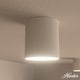 preview thumbnail 1 of 4, Hunter + Jasmine Roth Canoga Flush Mount Ceiling Light - Kitchen, Hallway - Contemporary - Influencer Favorite! White