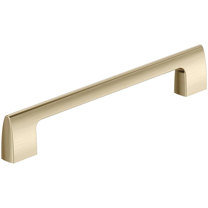 Amerock BP55488 Riva 7-9/16" Center to Center Handle Cabinet Pull - Golden Champagne