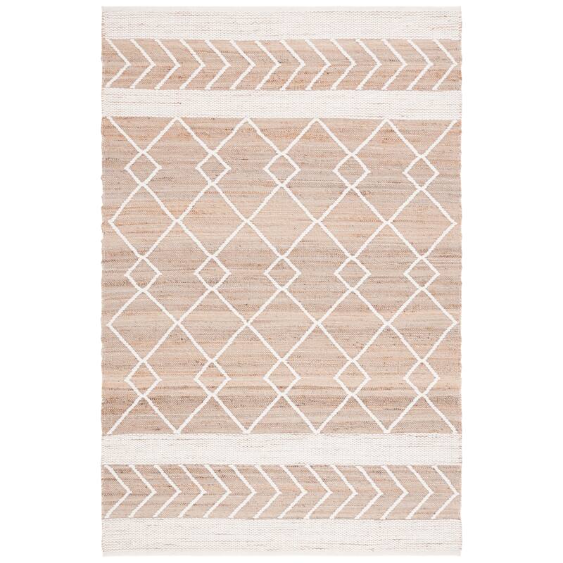 SAFAVIEH Handmade Natural Fiber Xiomara Boho Farmhouse Jute Rug