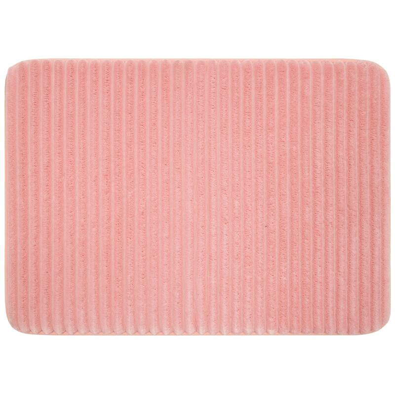 Mohawk Home Roswell Ribbed Bath Mat - 1' 5" x 2' - Dusty Rose