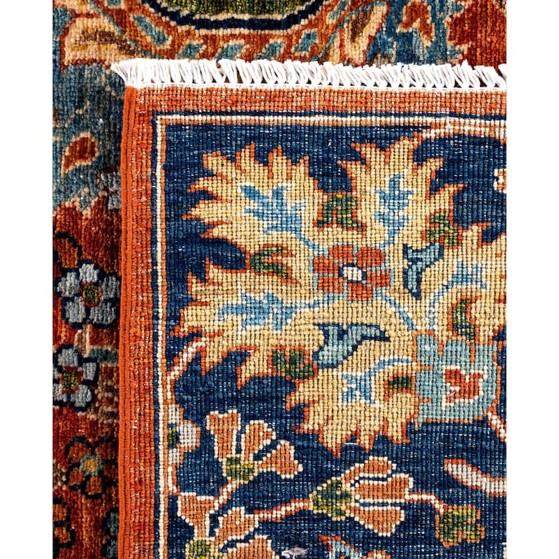 Serapi One-of-a-Kind Hand-Knotted Area Rug - Orange - 8' 3" x 9' 10"