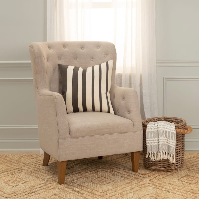 Rizzy Home Transitional Poly Filled Pillow - 20" x 20"