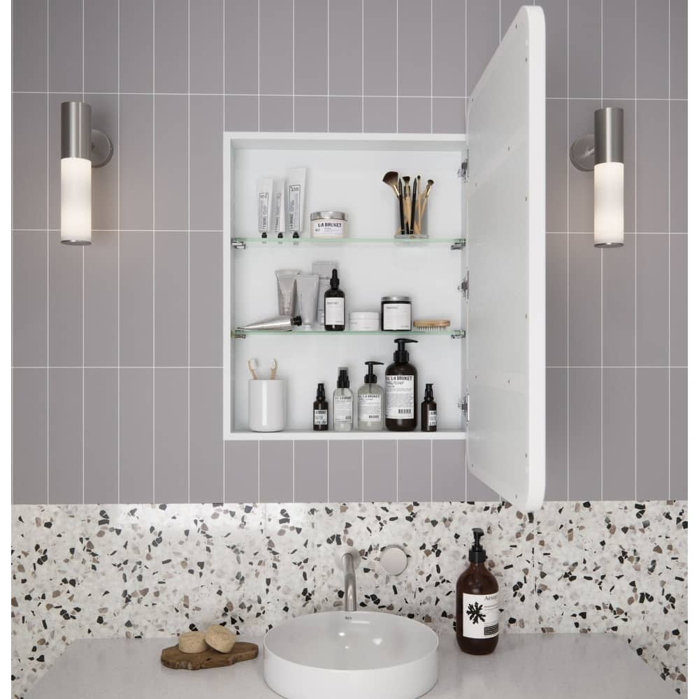 Glass Warehouse SC1-SQ-22X32 Calla 22" x 32" Framed Single Door