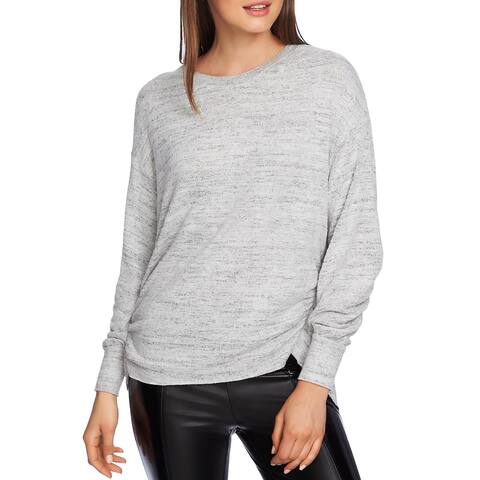 1.State Womens Pullover Sweater Space-Dye Long Sleeves