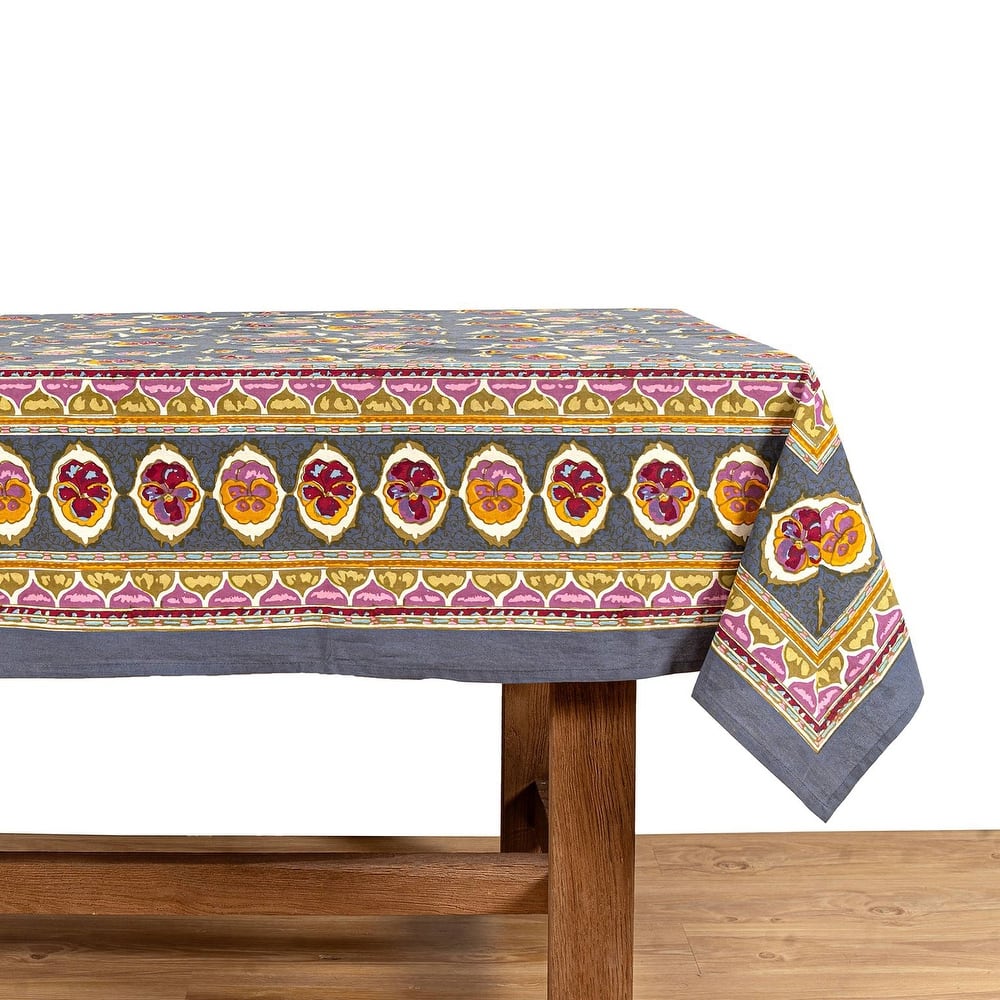 Couleur Nature Pansy Rectangle Tablecloth