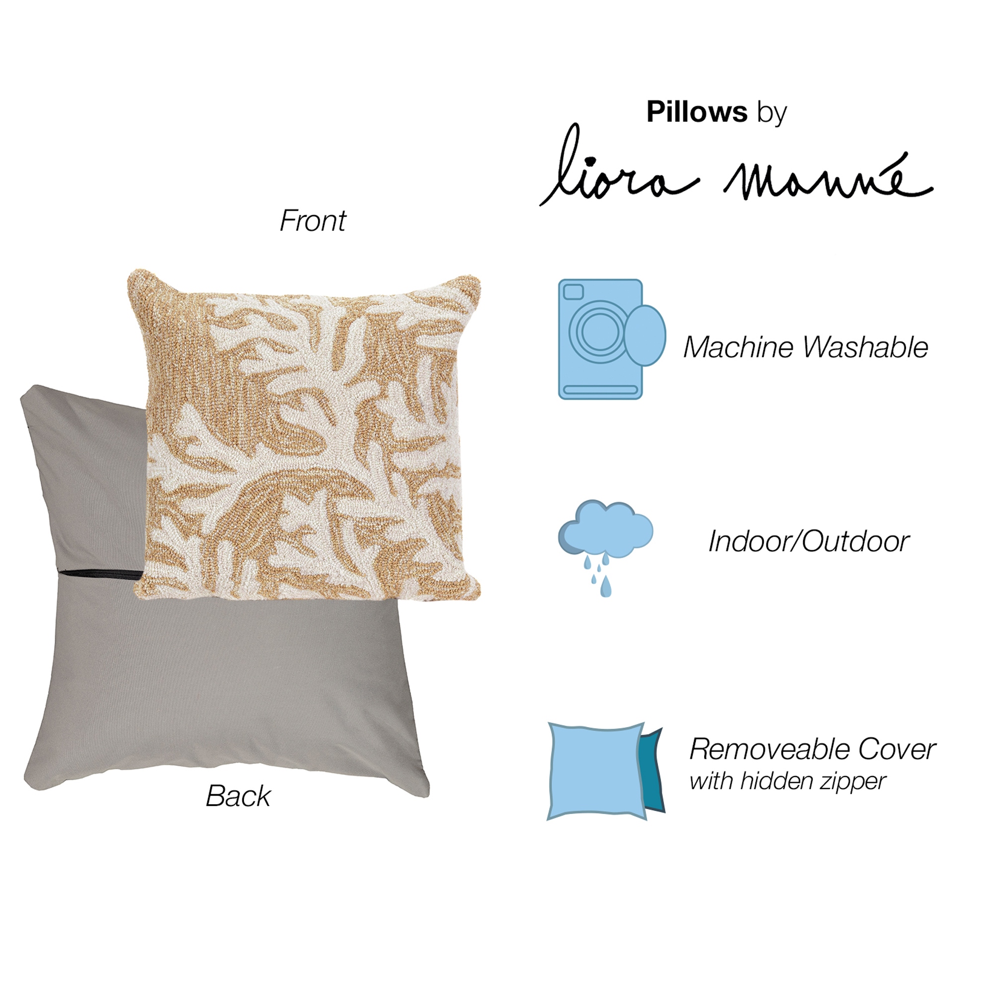 Coral outdoor pillows deals