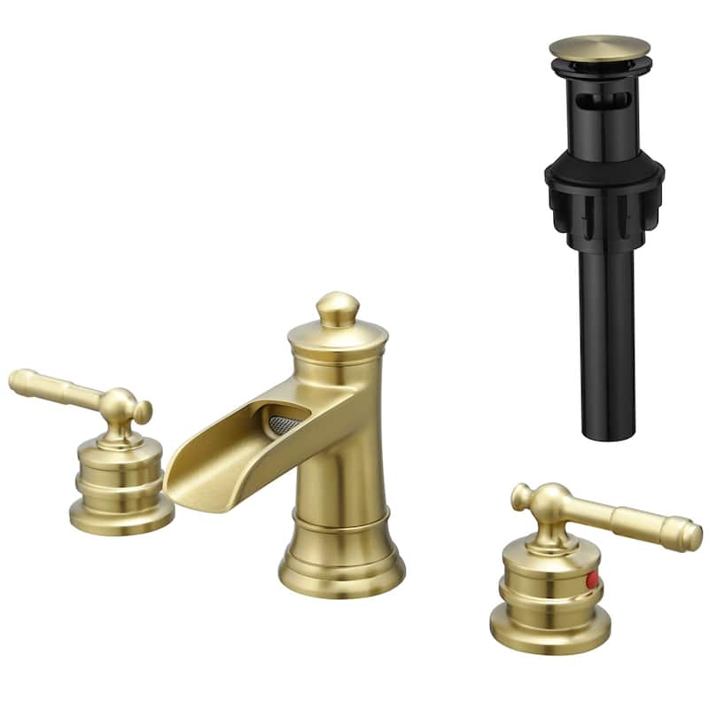 Bathroom Faucets for Sink 3 Hole ORB 8 inch Widespread Sink Faucet