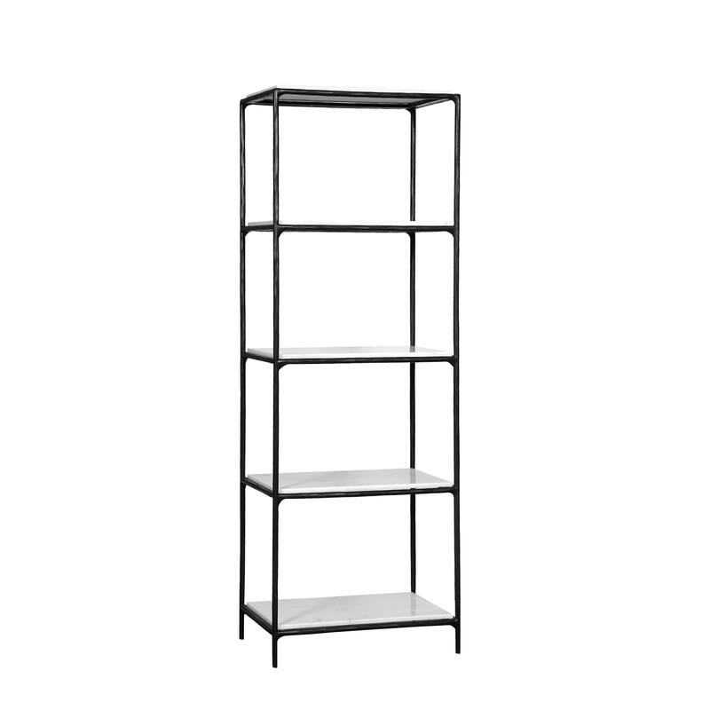 Emryn Marble Bookcase - 28" x 19" x 79"