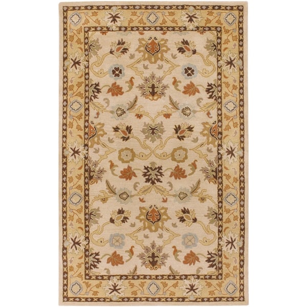 slide 2 of 83, Handmade Nick Bordered Wool Area Rug