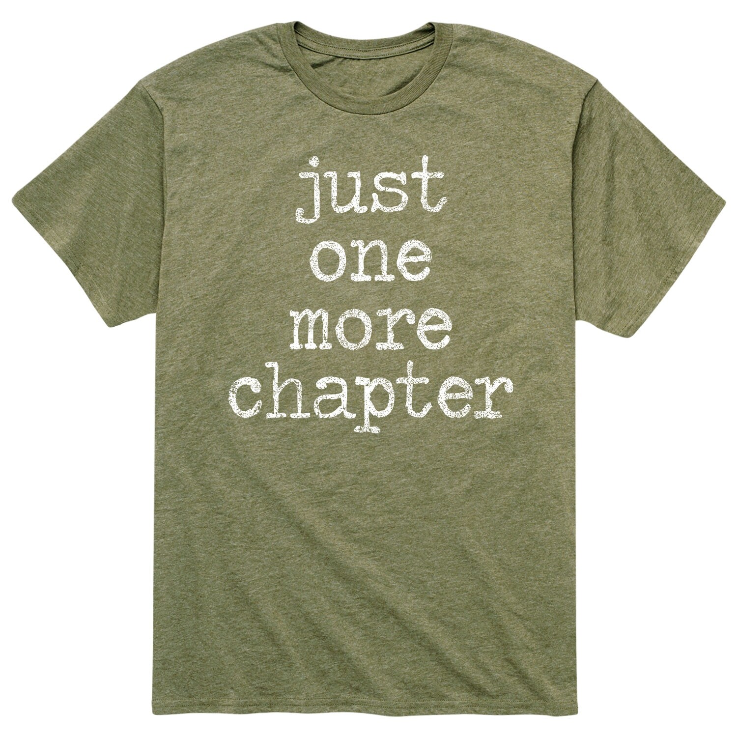 Shop Just One More Chapter Adult Short Sleeve Tee Heather